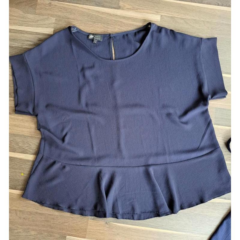 Set 2x blouse mt 48, L'Histoire de Louise, blauw