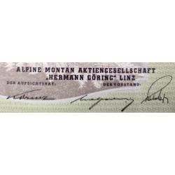 Alpine Montan AG "Hermann Göring" 1939