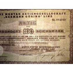 Alpine Montan AG "Hermann Göring" 1939