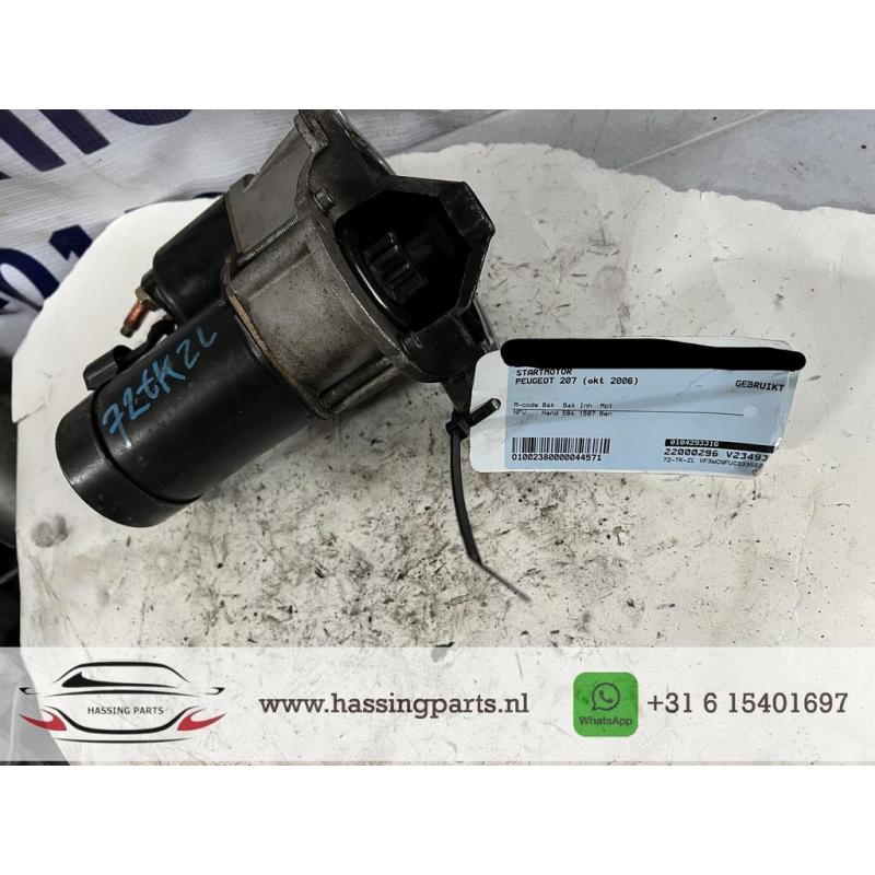 Peugeot 207 2006 startmotor