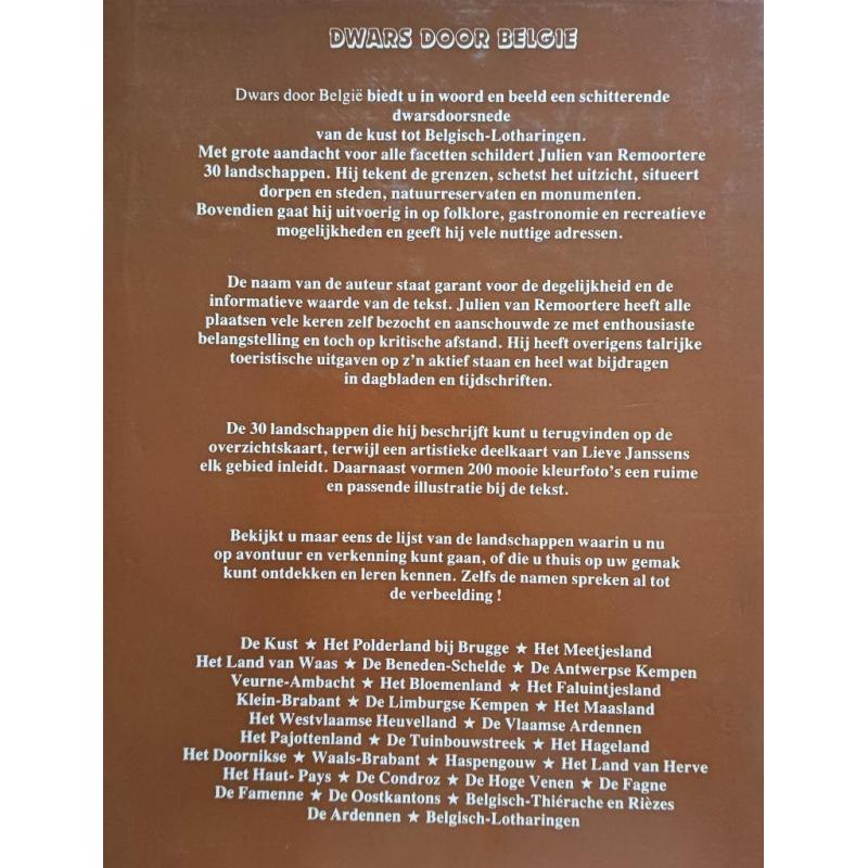 boek dwars door België
