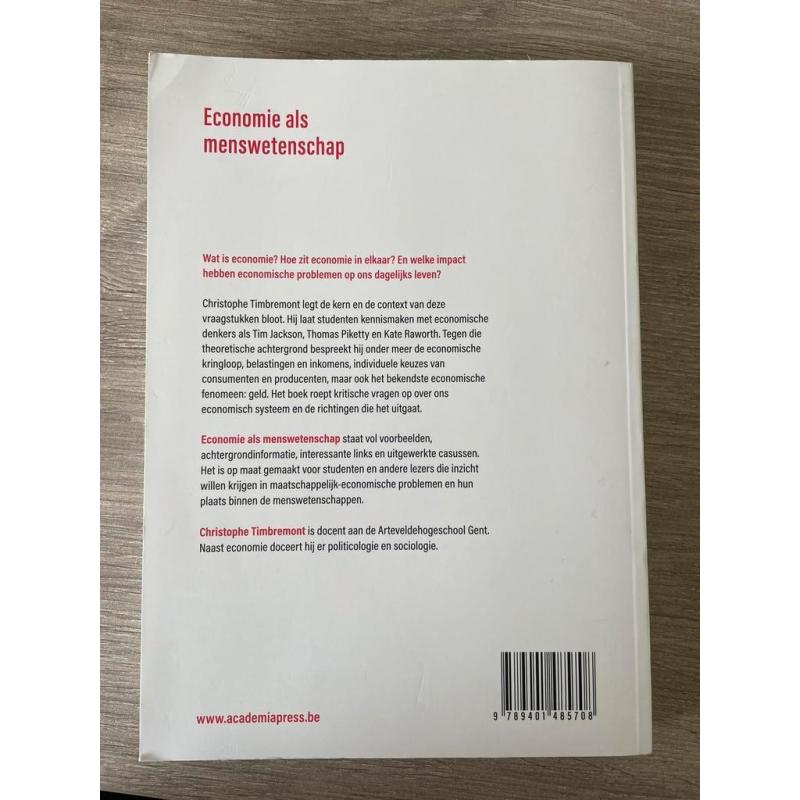 Economie als mensenwetenschap