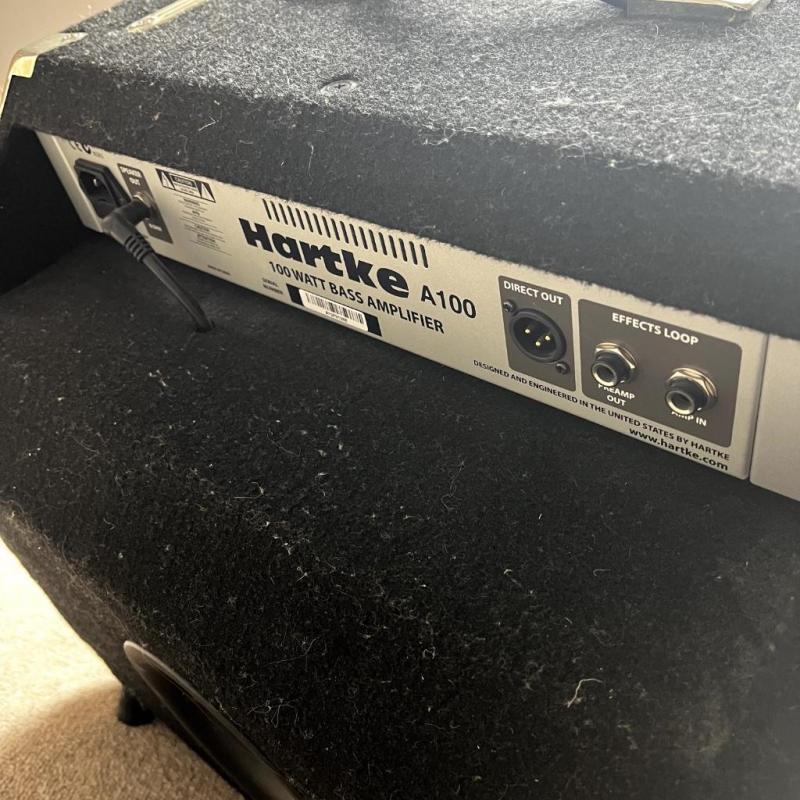 AMPLI BASSE COMBO HARTKE A100  200€