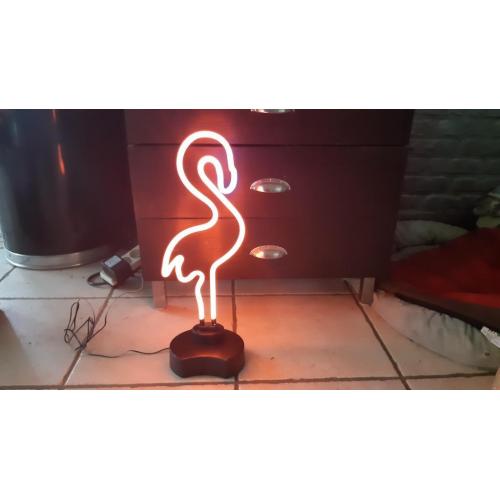 Neon flamingo