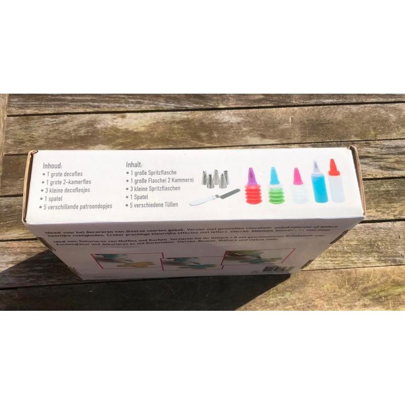 Decoratieset, nieuw in doos