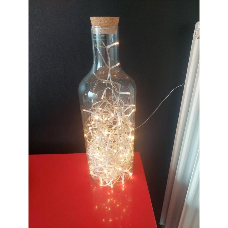 Vaas 47cm hoog met lampjes