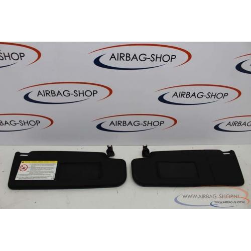 Volkswagen Beetle 5C Zonneklep Links + Rechts Zwart