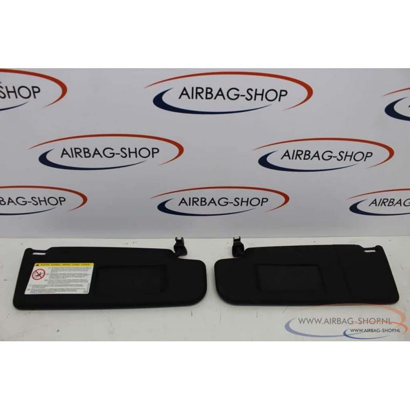 Volkswagen Beetle 5C Zonneklep Links + Rechts Zwart