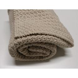 Gehaakte omslagdoek/babydekentje met katoen. NIEUW !