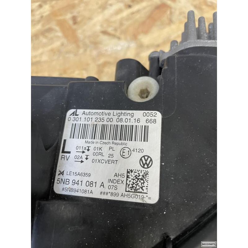 VW TIGUAN 5NA VOL LED KOPLAMP LINKS ORIGINEEL 5NB941081A
