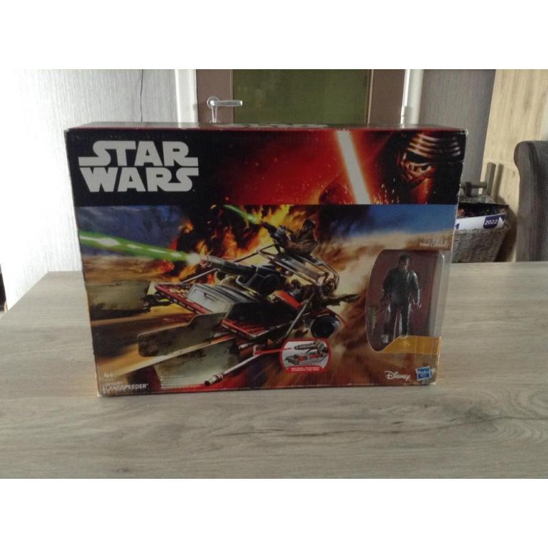 Starwars Dessert landspeeder met character (Nieuw)
