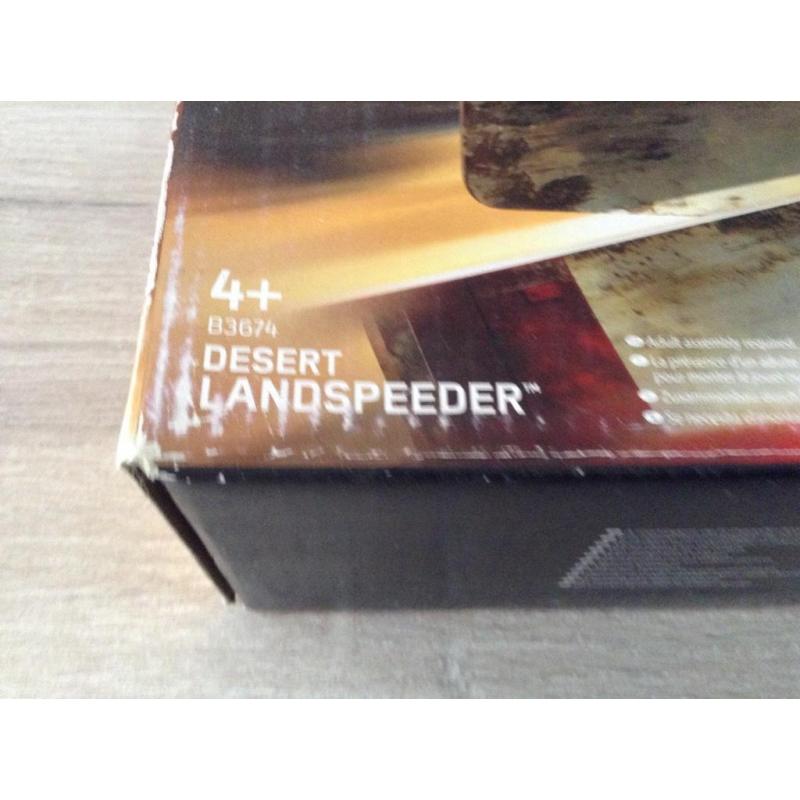 Starwars Dessert landspeeder met character (Nieuw)