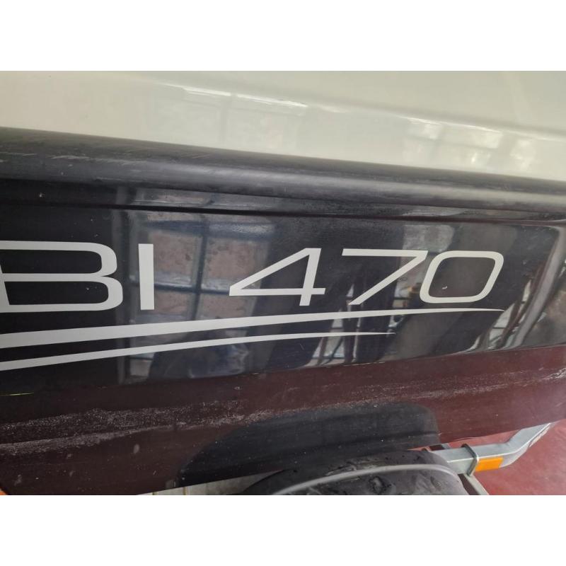 boot met motor 15 pk trailer