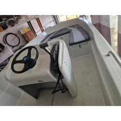 boot met motor 15 pk trailer