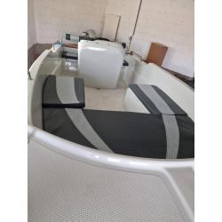 boot met motor 15 pk trailer