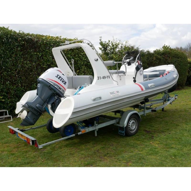 RIB boot+trailer Selva 75PK 6-7 pers 2017 set is z.g.a.nw