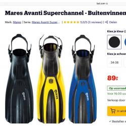 Mares Superchannel Size XL nieuw aan 49€ - Ecocheques