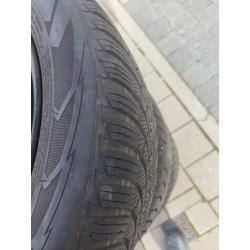 WINTERBANDEN 4x Goodyear 205/55R16 met velg! (Incl staander