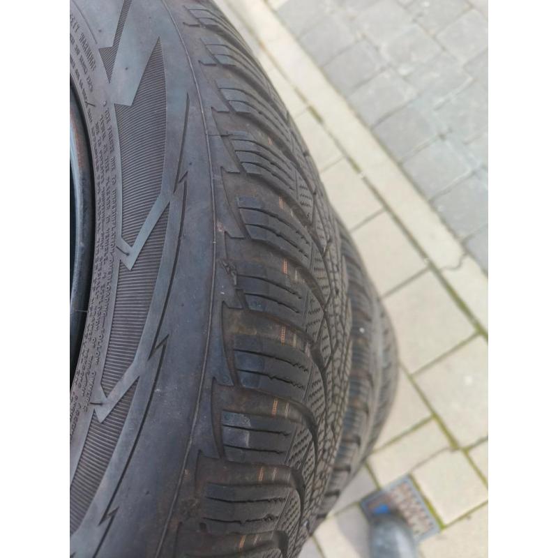 WINTERBANDEN 4x Goodyear 205/55R16 met velg! (Incl staander