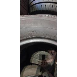 185/65r14 Continental avec montage et equilibrag