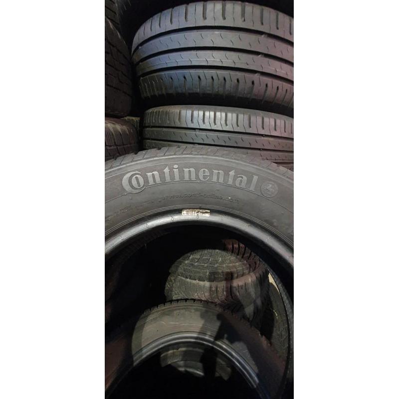 185/65r14 Continental avec montage et equilibrag