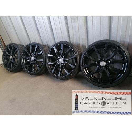 Audi 20 inch zwarte velgen 5x112 VAG VW Seat Skoda zomerband