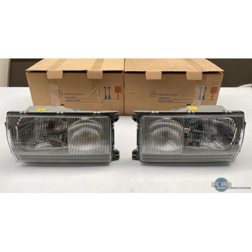 NOS set koplampen Bosch H4 L+R voor Mercedes-Benz W123
