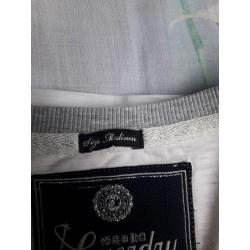 Wit grijze t-shirt Superdry maat M