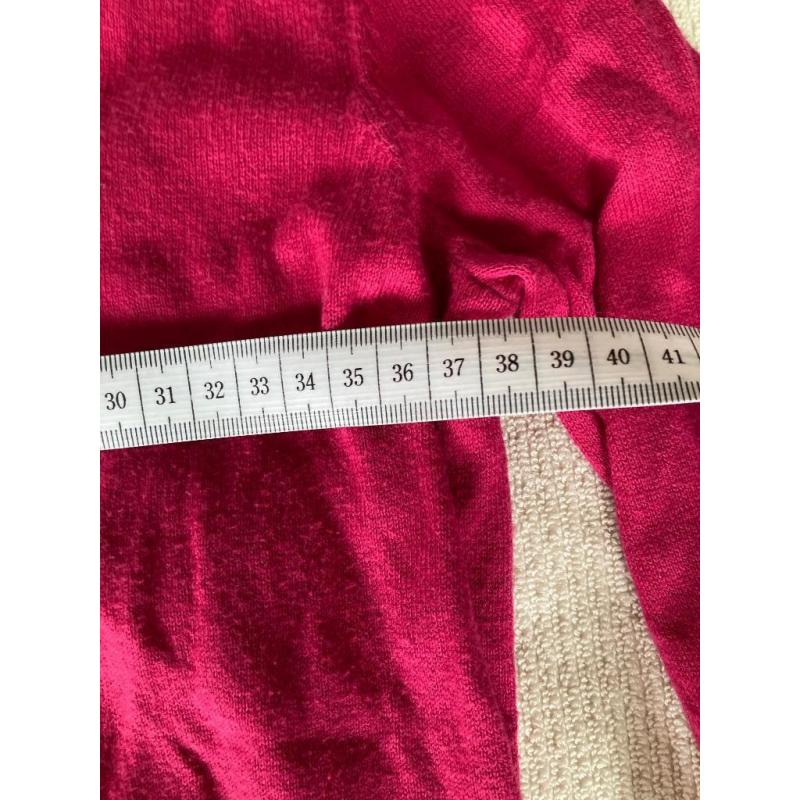 Tom Tailor trui gilet roos rood maat s