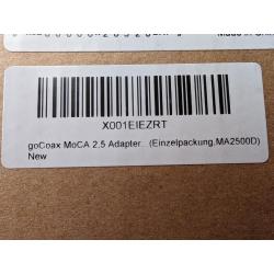 GoCoax Moca adapters 2x met 2.5 GbE poort