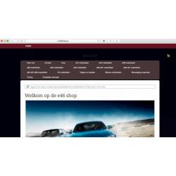 Hemel afdekplaat midden in voor BMW E60