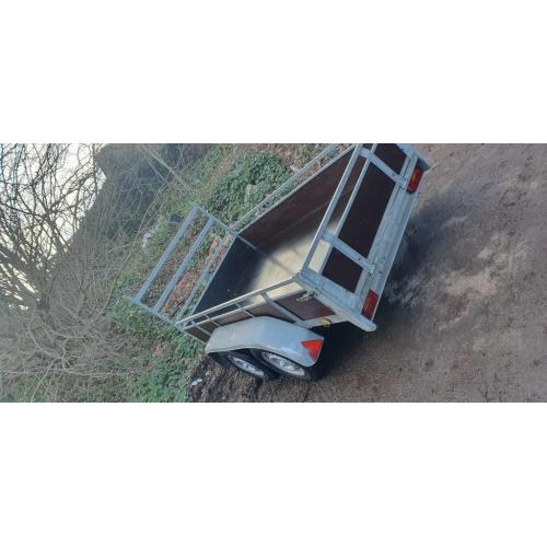 Remorque double essieux 750kg 2.58m/1.30m