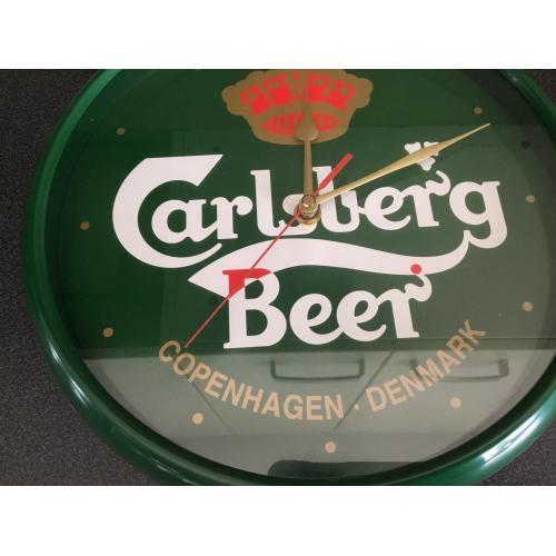 Wandklok Carlsberg
