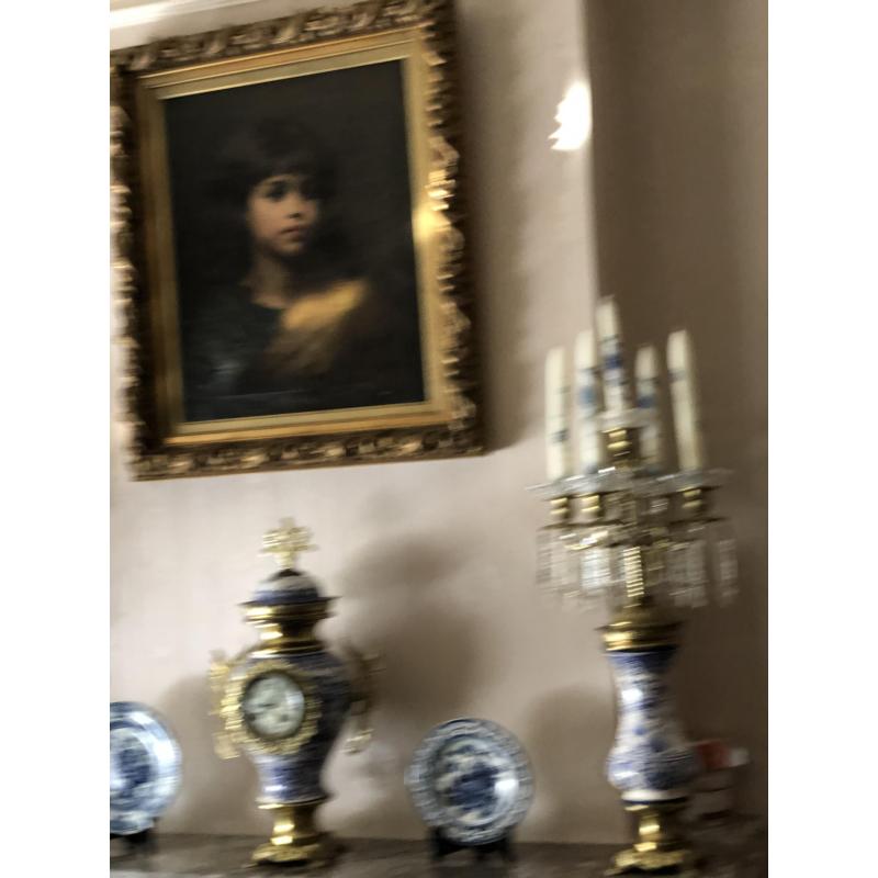 Antieke / oude decoratieartikelen - Schilderij - afbeelding Jongen -  Pasquier
