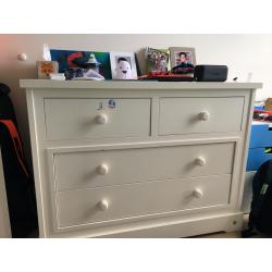 Commode, ladekast Woodwork witt, kinder of junior kamer