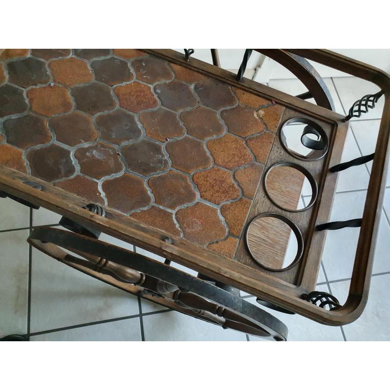 Exclusieve Antieke presenteerwagen         koopje !!! 95€