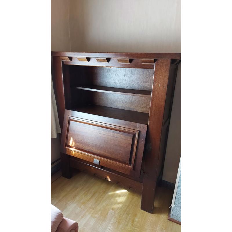 massief eiken kast