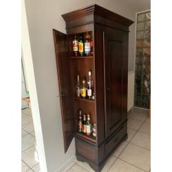 massief houten (jagers)(bar)kast