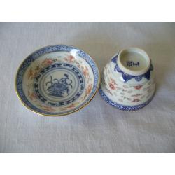 Klein Chinese tas met ondertas
