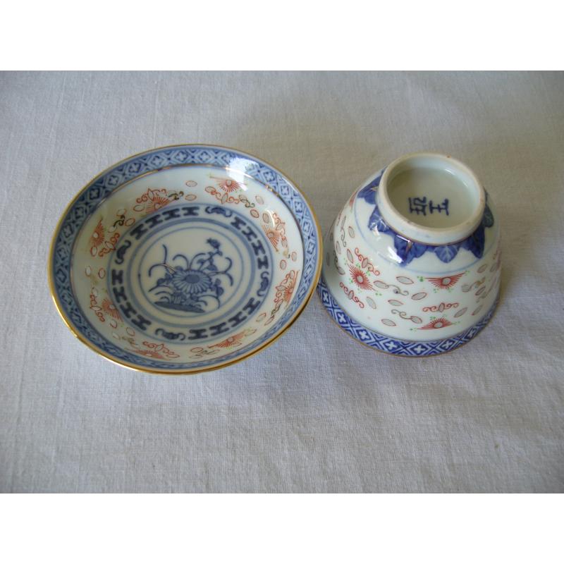 Klein Chinese tas met ondertas