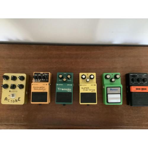 Effectpedalen voor guitar