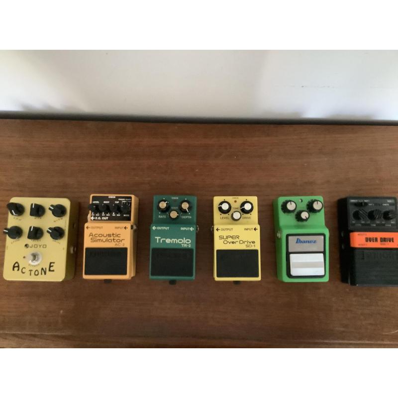 Effectpedalen voor guitar