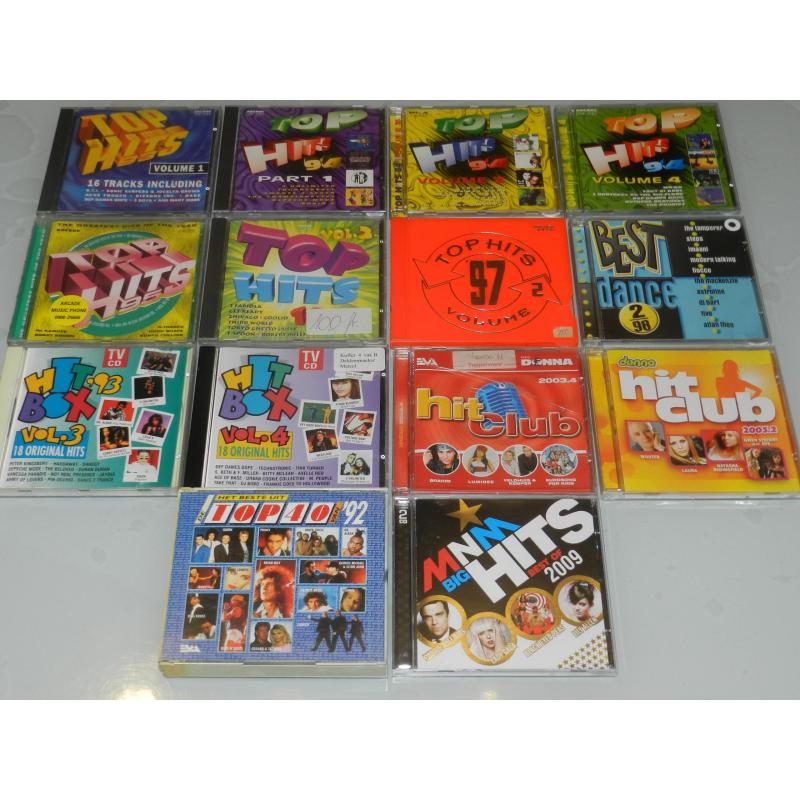 100-tal CD's pop, schlager, klassiek, wereld, metal, ...