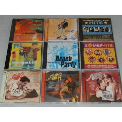 100-tal CD's pop, schlager, klassiek, wereld, metal, ...
