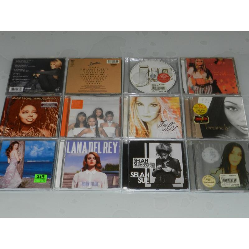 100-tal CD's pop, schlager, klassiek, wereld, metal, ...