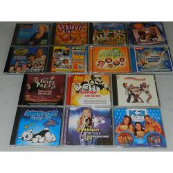 100-tal CD's pop, schlager, klassiek, wereld, metal, ...