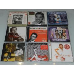 100-tal CD's pop, schlager, klassiek, wereld, metal, ...