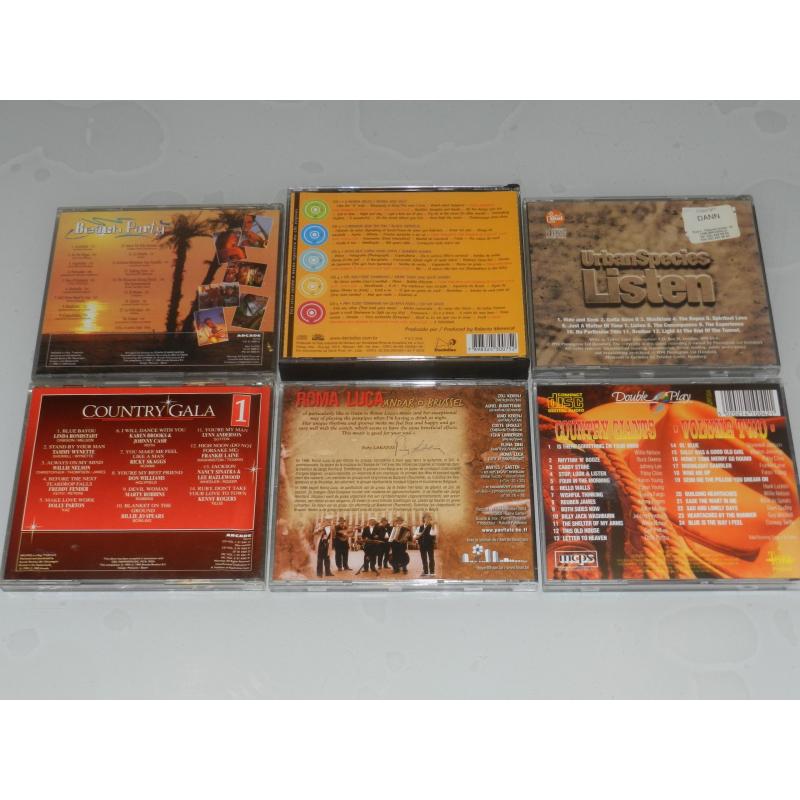 100-tal CD's pop, schlager, klassiek, wereld, metal, ...