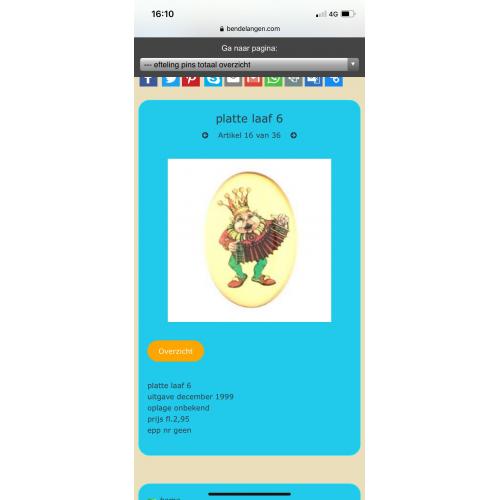te koop Efteling pin