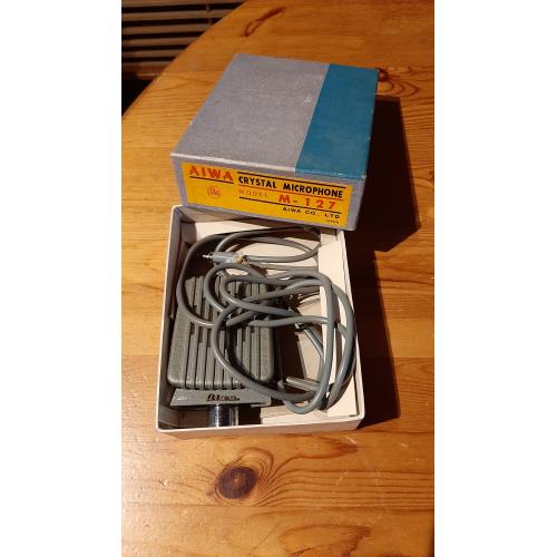 vintage mikrofoon Aiwa m-127
